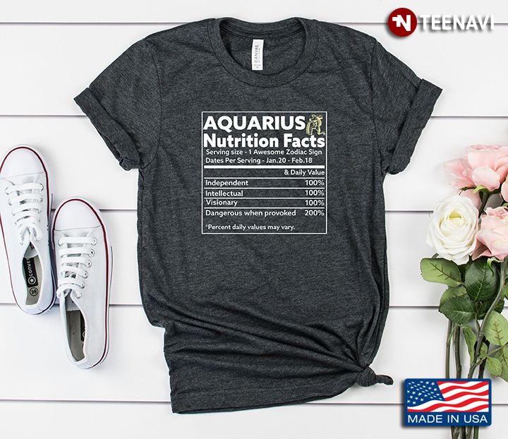 Aquarius Nutrition Facts Zodiac
