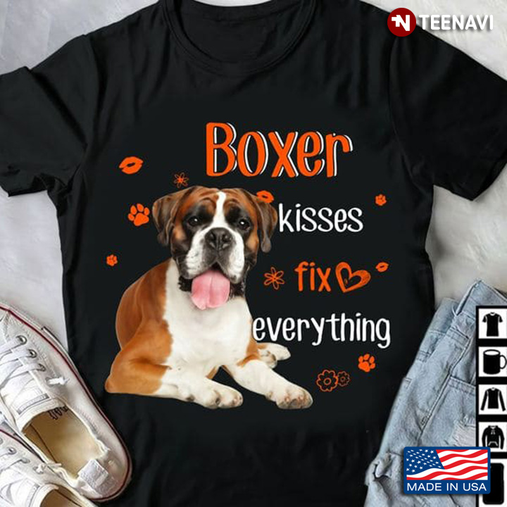 Boxer Kisses Fix Everything for Dog Lover