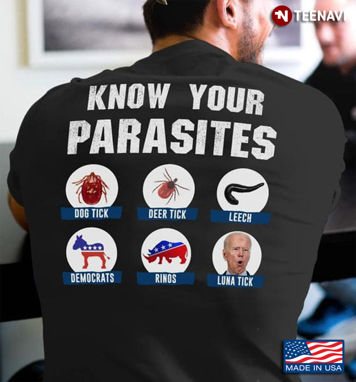 Know Your Parasites Dog Tick Deer Tick Leech Democrats Rinos Luna Tick Biden