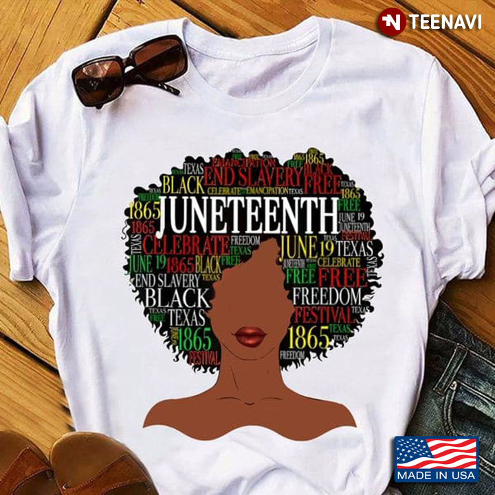 Juneteenth Black Woman Celebrate Black Independence Day