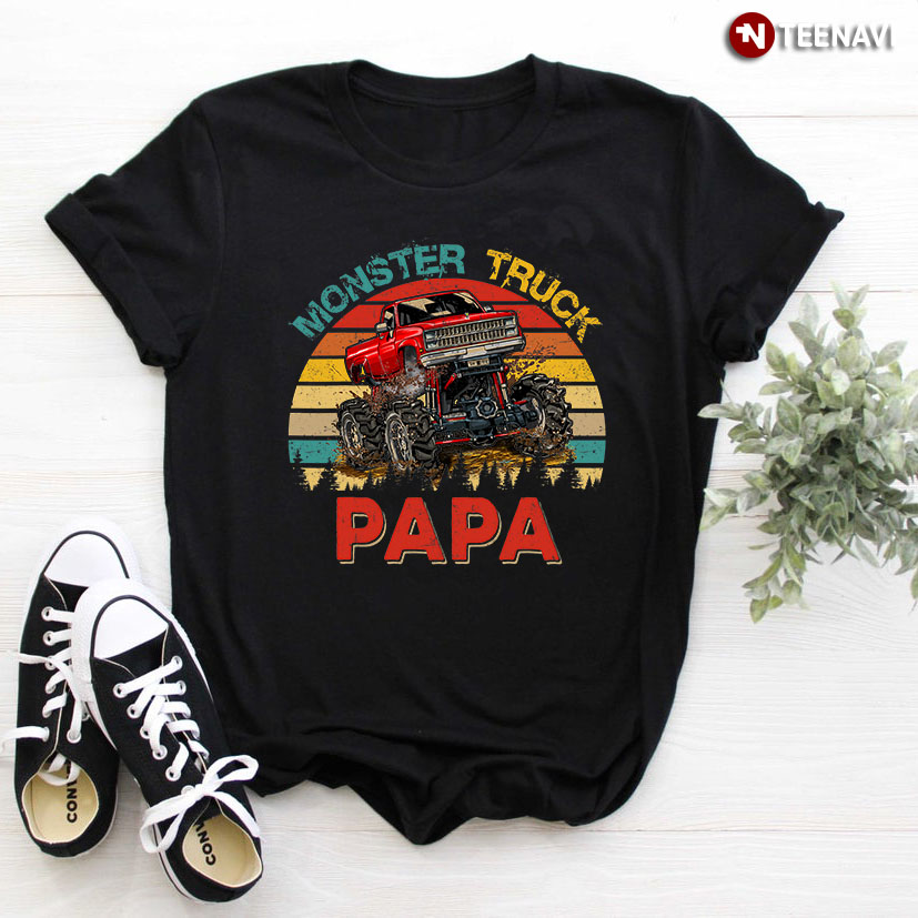 Vintage Monster Truck Papa for Father's Day