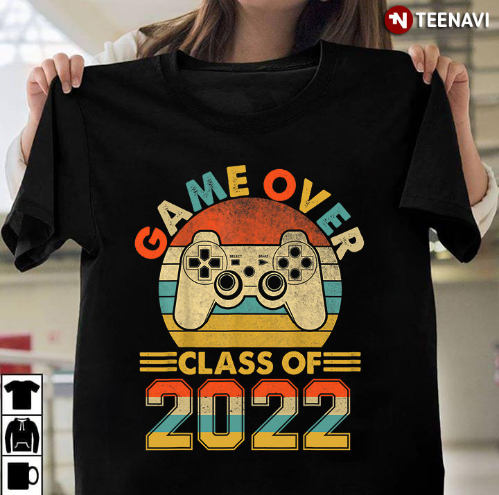 Vintage Game Over Class Of 2022 Graduation