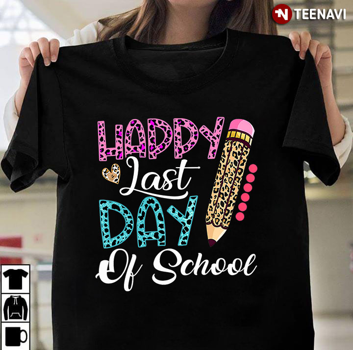 Happy Last Day Of School Hello Summer Leopard