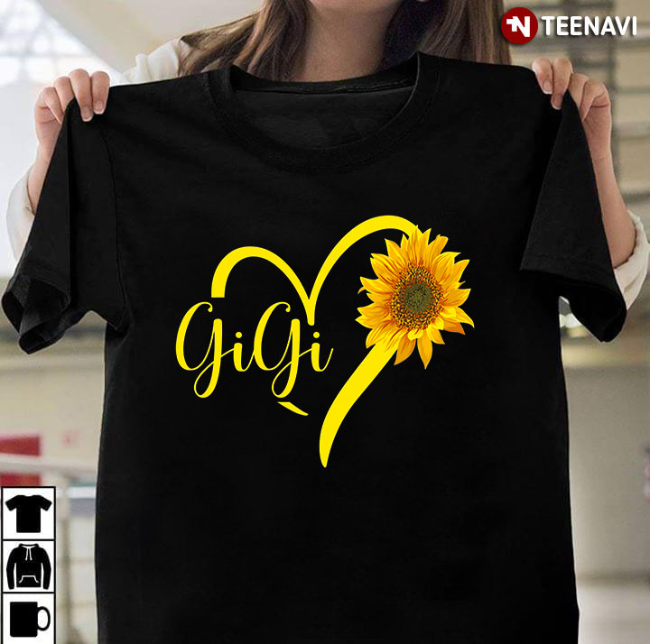 Gigi Heart Sunflower Gift for Grandma