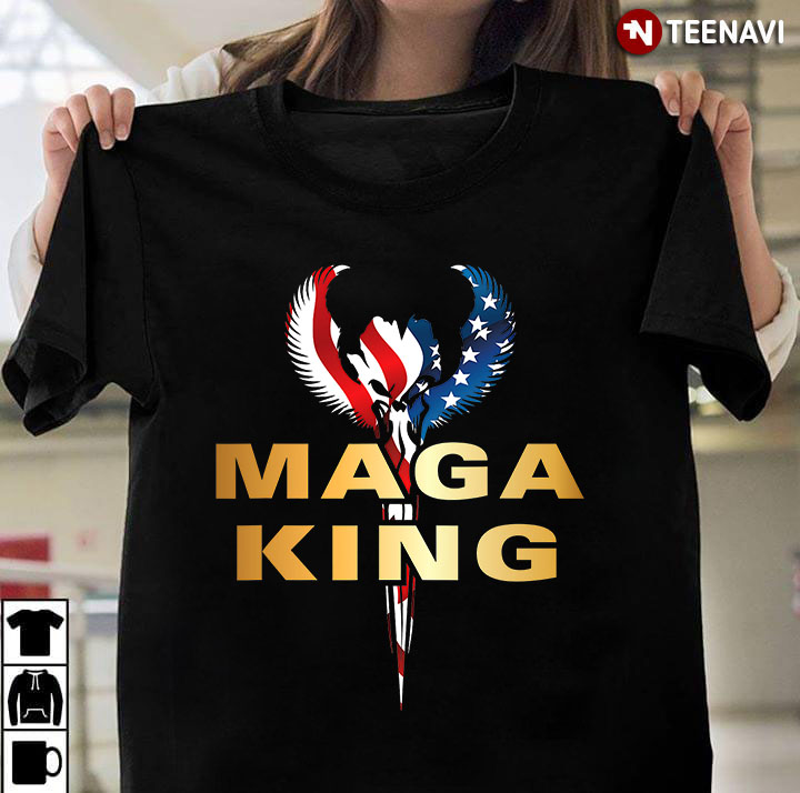 Maga King American Flag Support Trump