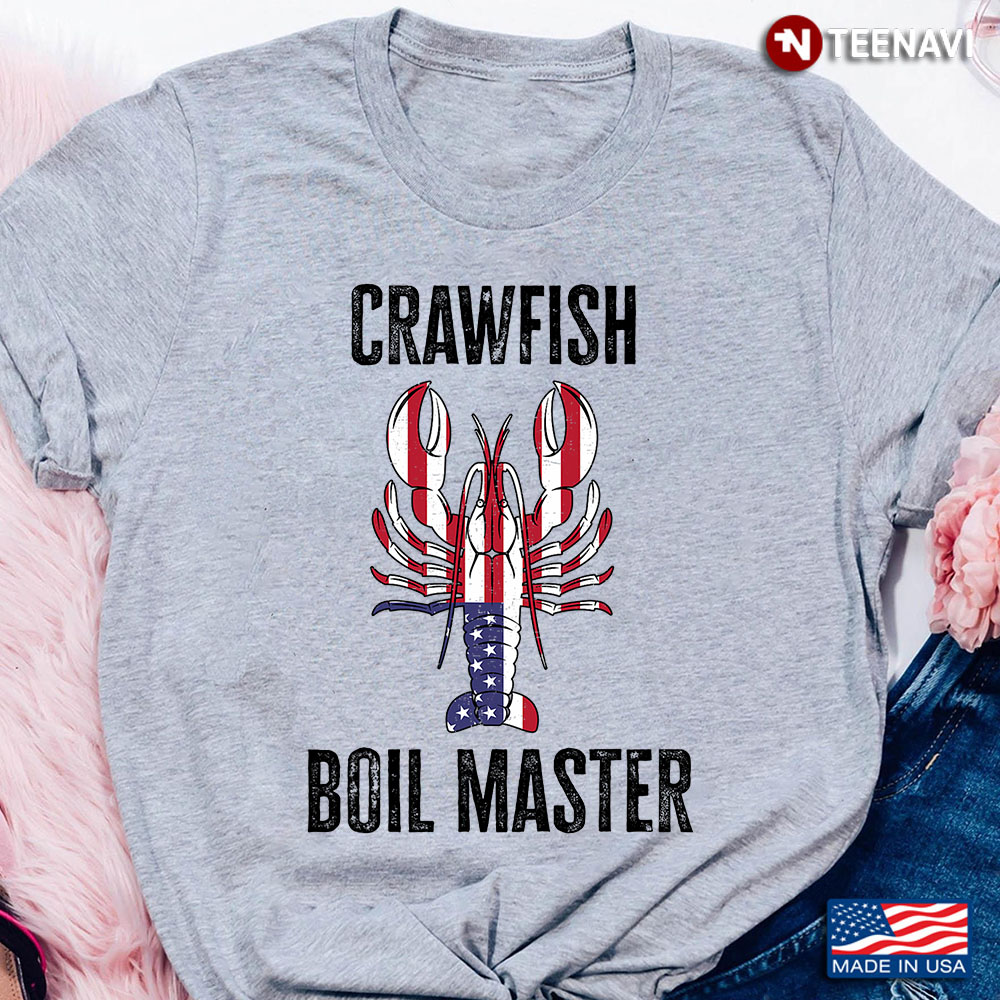 Crawfish Boil Master American Flag