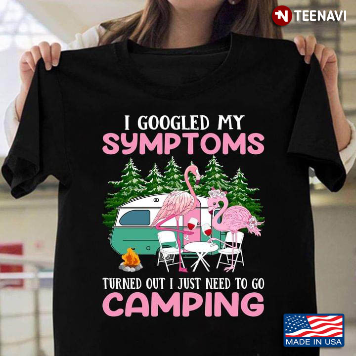 Flamingos I Googled My Symptoms Turned Out I Just Need To Go Camping