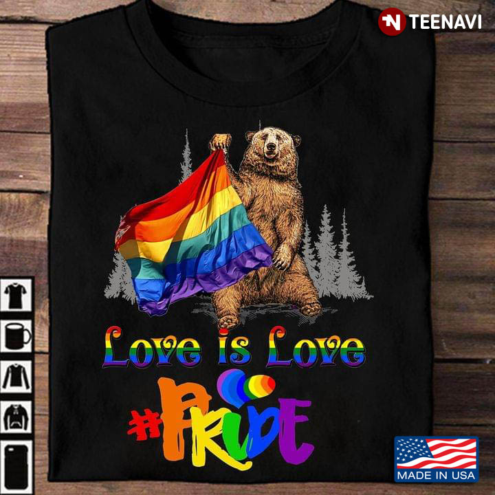 LGBT Bear Love Is Love Pride