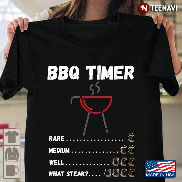 BBQ Timer Beer Drinking for BBQ Lover