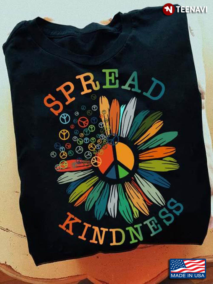 Spread Kindness Daisy With Peace Sign