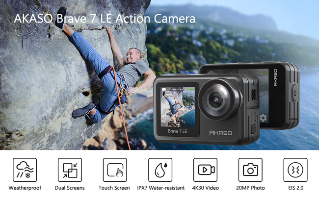 The Akaso Brave 7 LE Action Camera