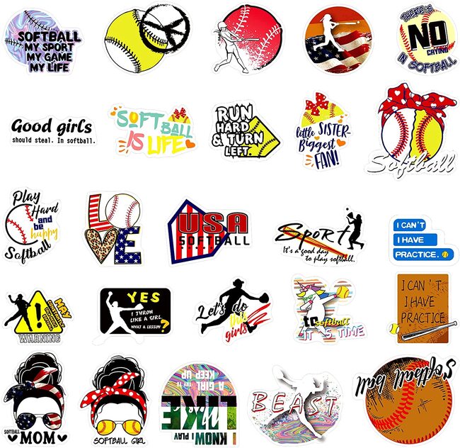 The Softball Stickers