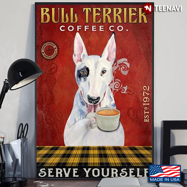 Bull Terrier Coffee Co. Est.1972 Serve Yourself
