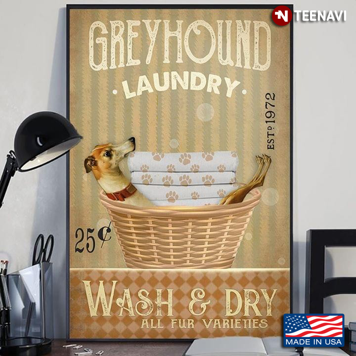 Greyhound Laundry Est. 1972 Wash & Dry All Fur Varieties