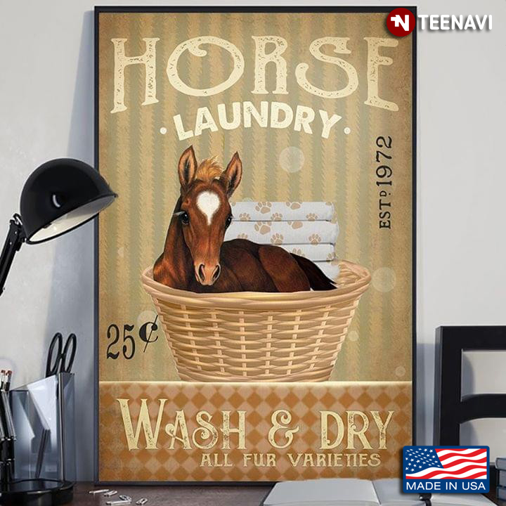 Horse Laundry Est. 1972 Wash & Dry All Fur Varieties