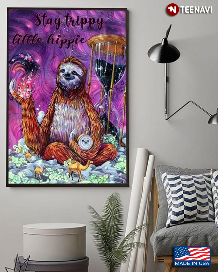 Purple Theme Sloth & Sand Watch Stay Trippy Little Hippie