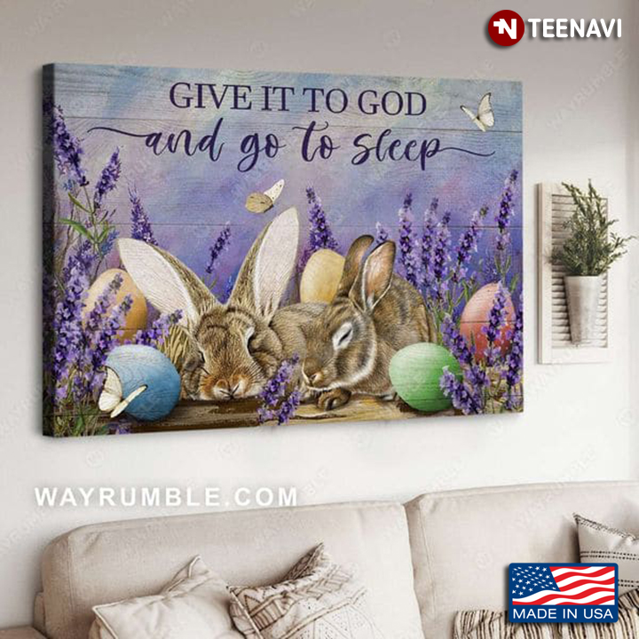Butterflies Flying Around Sleeping Rabbits & Eggs Give It To God And Go To Sleep