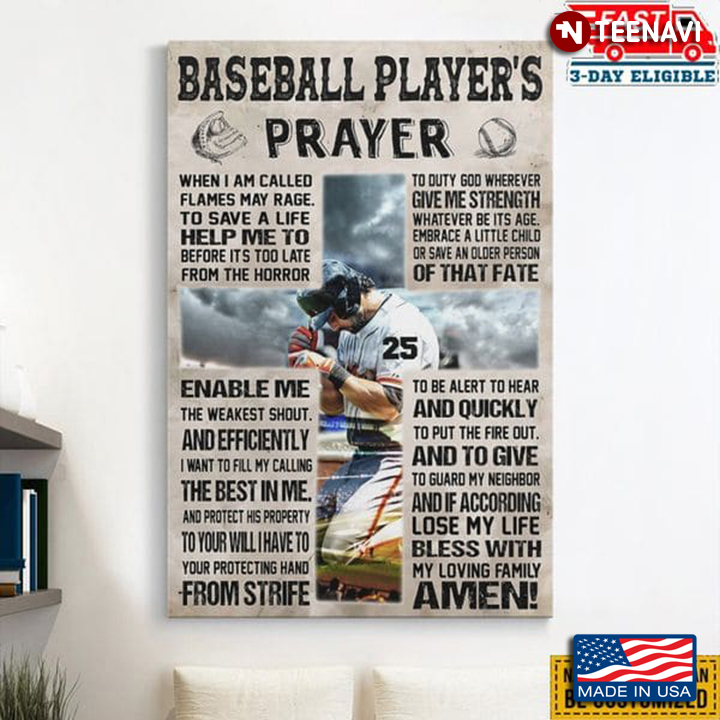 Baseball Player's Prayer