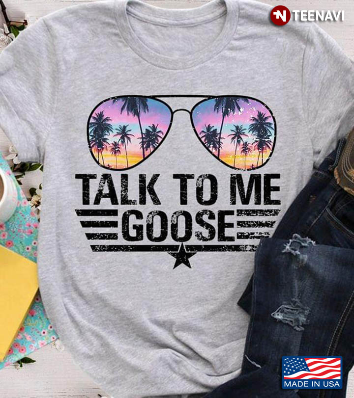 Talk To Me Goose Top Gun Funny Glasses