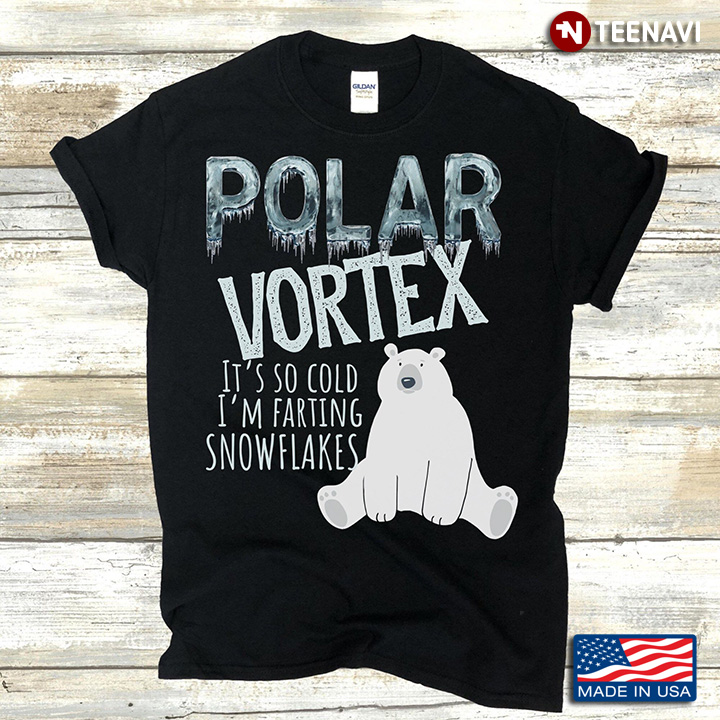 Bear Polar Vortex It's So Cold I'm Farting Snowflakes