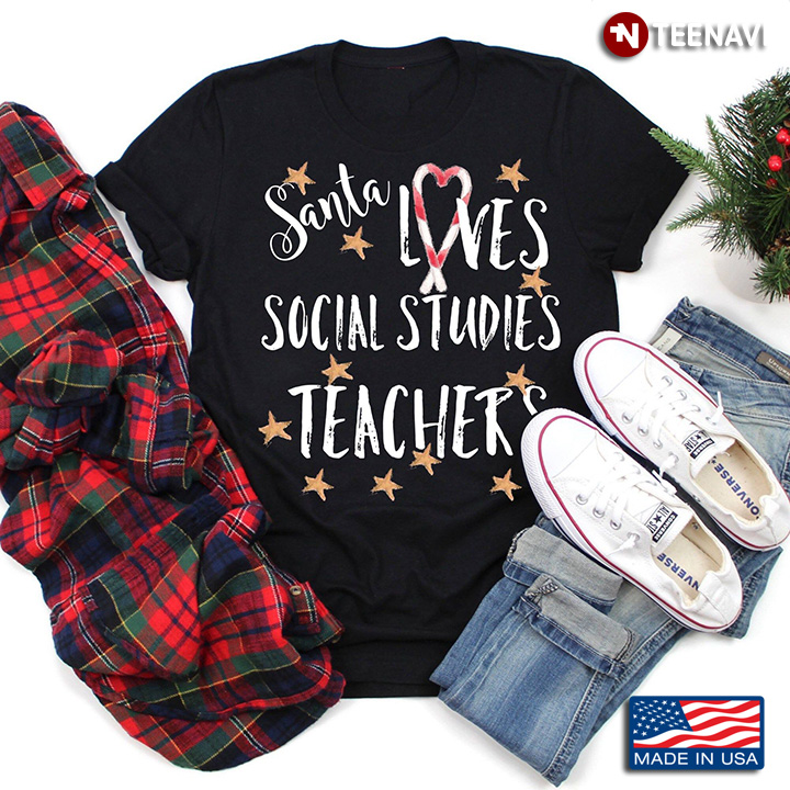 Santa Loves Social Studies Teachers for Christmas