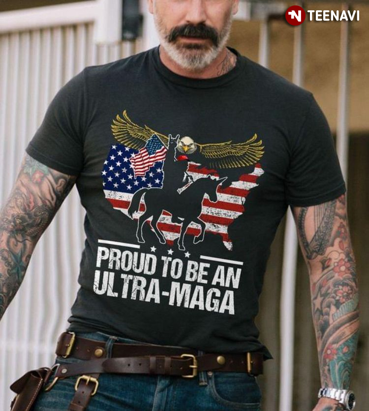 Proud To Be An Ultra-Maga American Flag