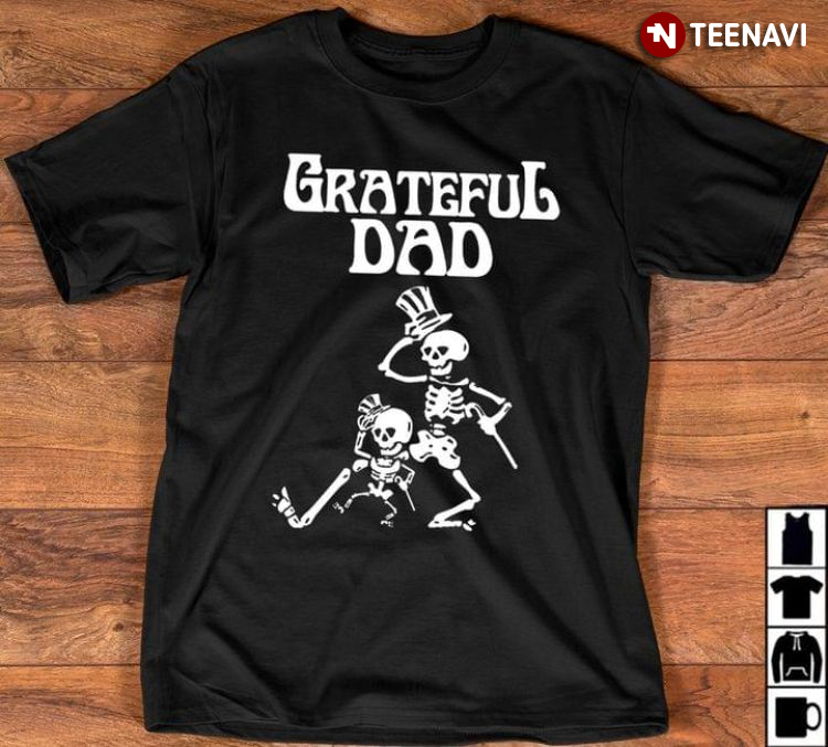 Funny Skeletons Grateful Dad for Father's Day