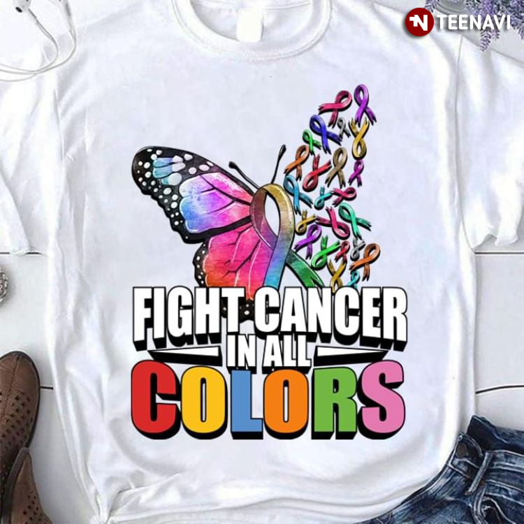 Butterfly Fight Cancer In All Colors