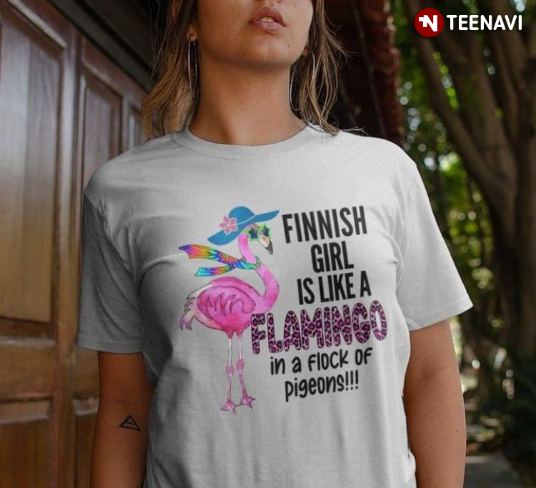Finnish Girl Is Like A Flamingo In A Flock Of Pigeons Leopard