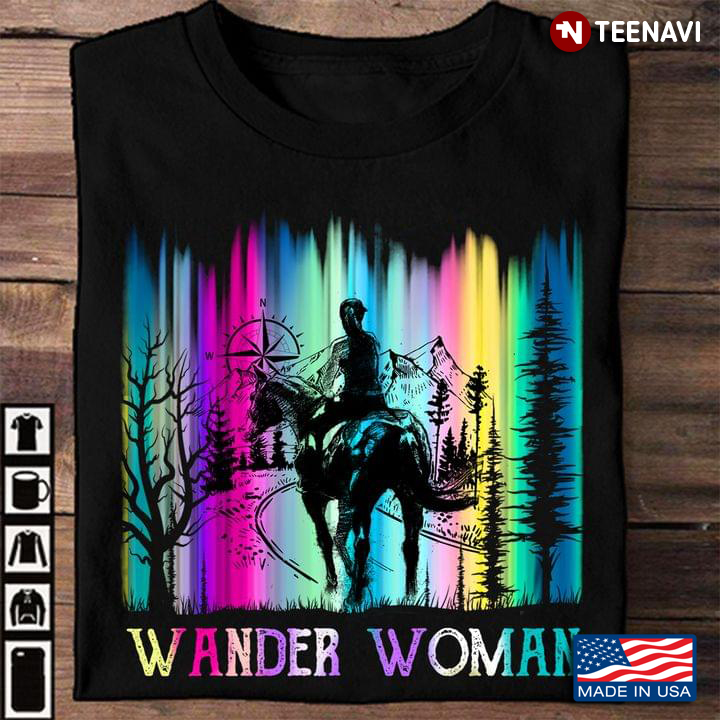 Horse Shirt, Wander Woman Horse Riding
