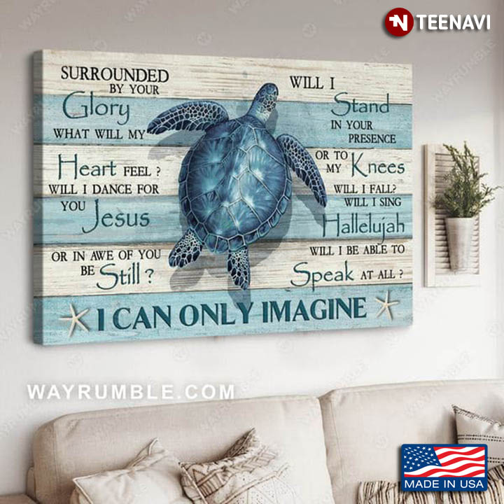 Blue Theme Sea Turtle Mercy Me I Can Only Imagine Lyrics