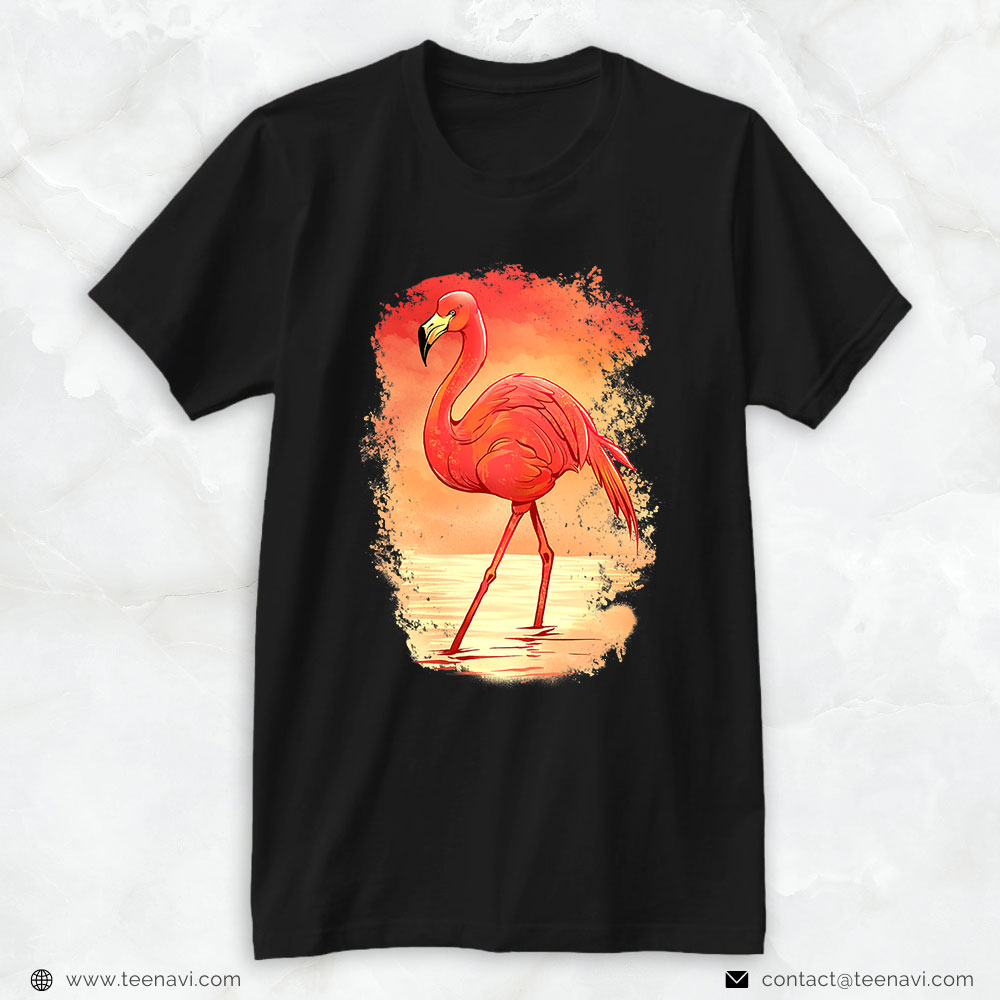 Flamingo Shirt, Flamingo Bird Design Animal Bird Animals