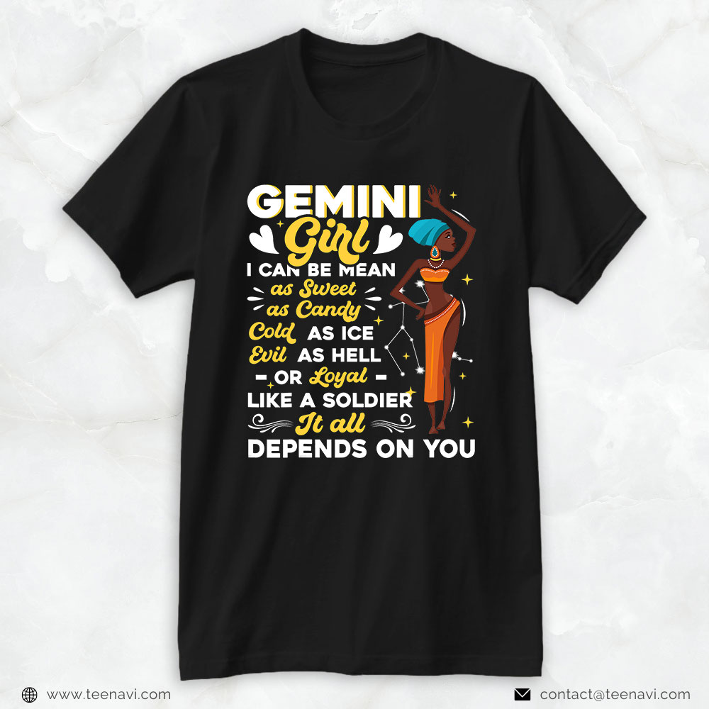 Funny 21st Birthday Shirt, Gemini Girl May Or June Women Birthday Gift