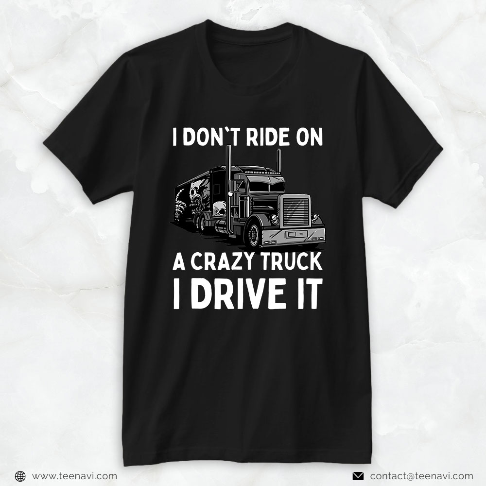 Funny Truck Shirt, Mens Truck Driver Trucker Profession Truck Forwarding