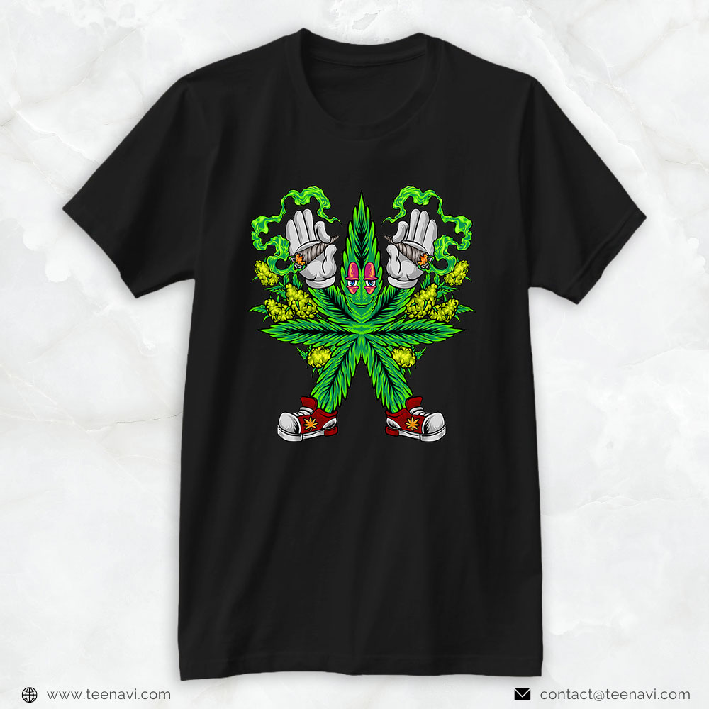 Marijuana Shirt, Mr. Marijuana Weed Cannabis Pot Leaf Ganja 420 Stoner