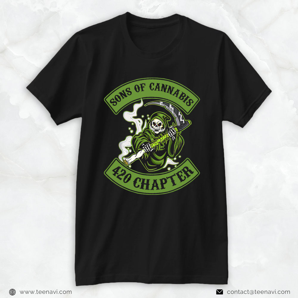 Cannabis Tee, Sons Of Cannabis 420 Chapter Weed