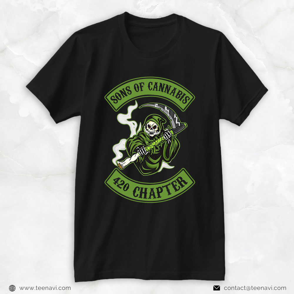 Funny Weed Shirt, Sons Of Cannabis 420 Chapter