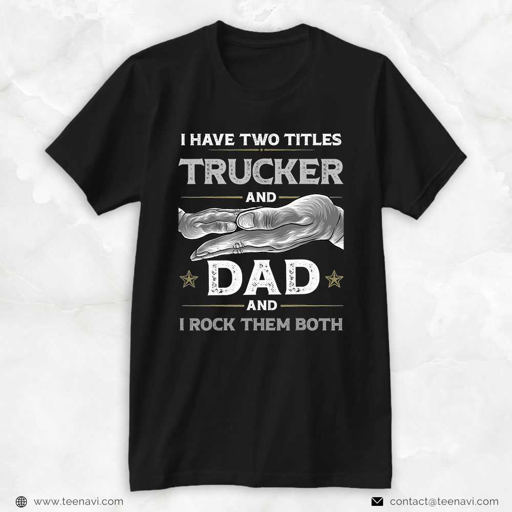 Funny Truck Shirt, Vintage Truck Driver Diesel Mechanic Trucking Trucker Dad