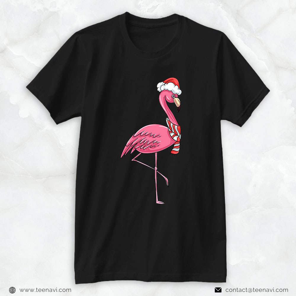 Flamingo Shirt, Xmas Flamingo Christmas In July