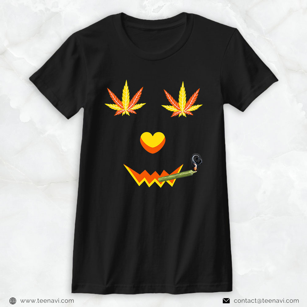 Marijuana Shirt, Halloween Smoking Weed Marijuana
