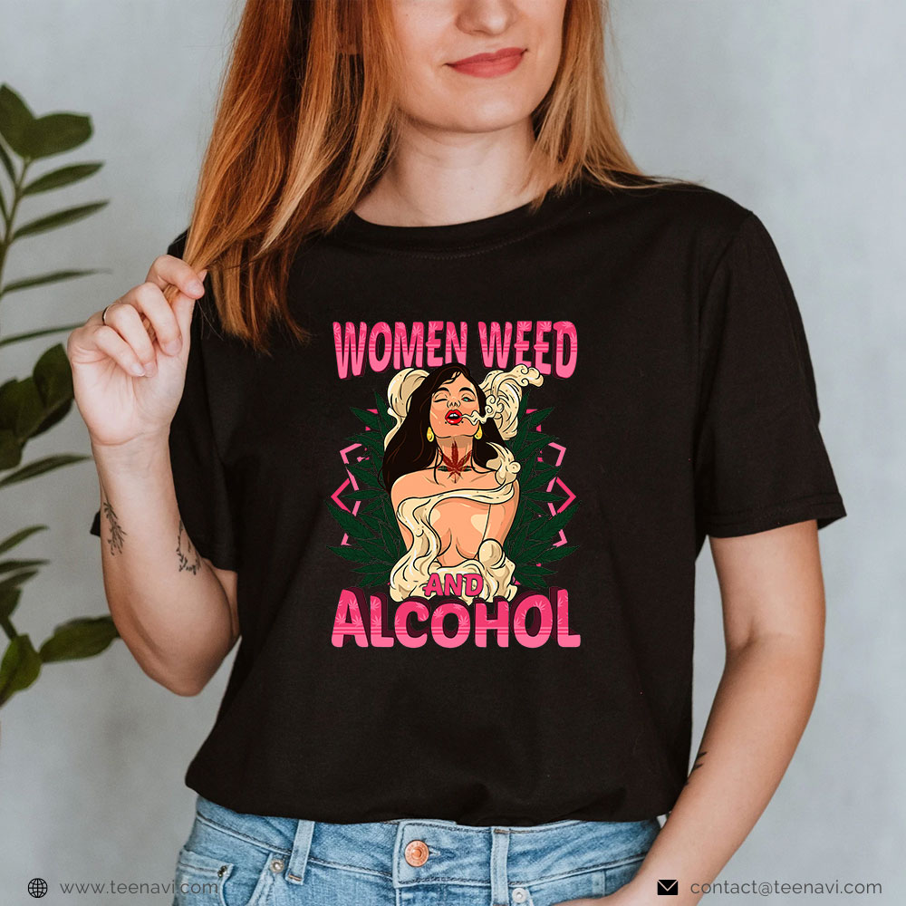 Cannabis Shirt, Nasty Marijuana Sexy Cannabis Lady