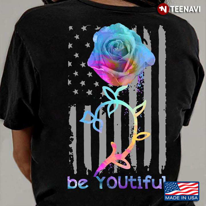 Self Lover Shirt, Be Youtiful American Flag
