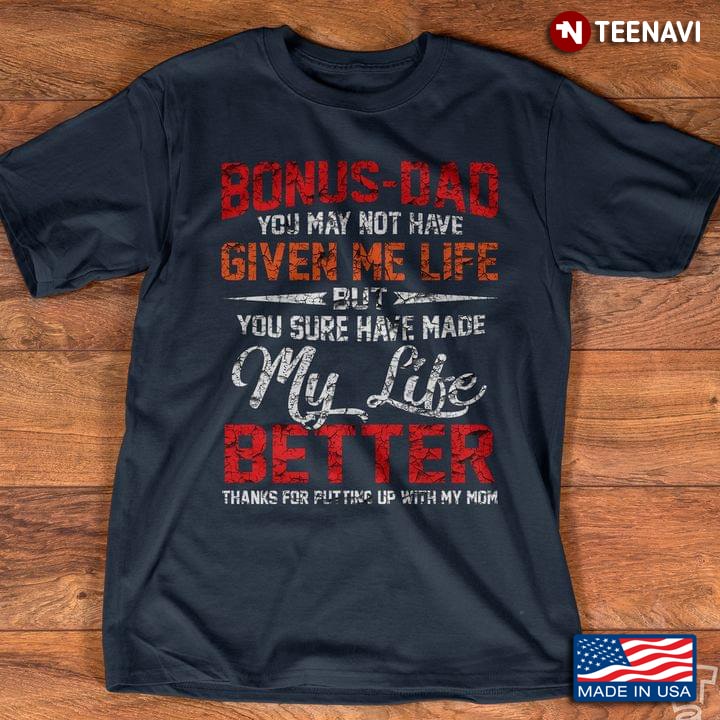 bonus dad shirt