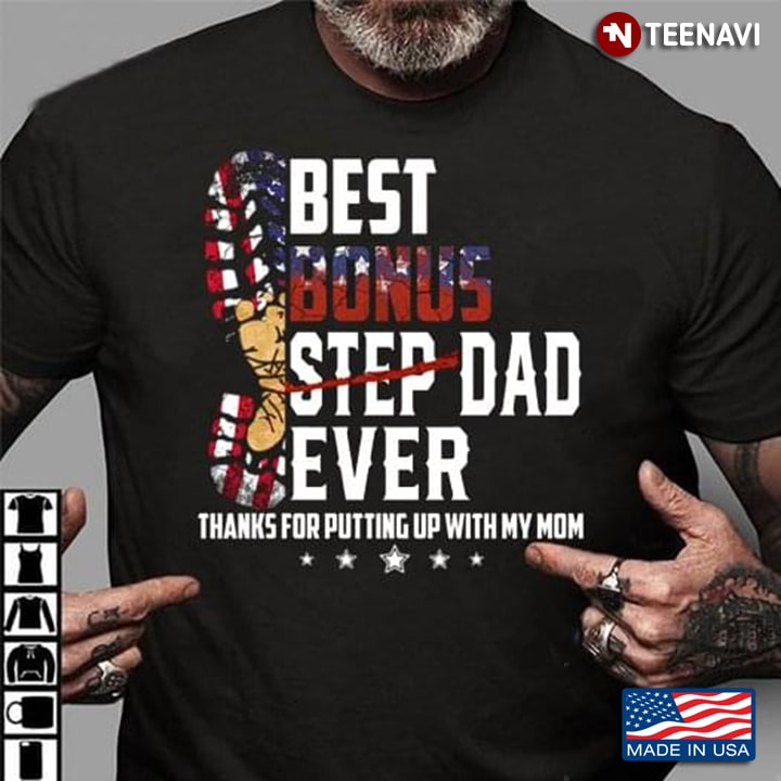 best bonus dad ever shirt