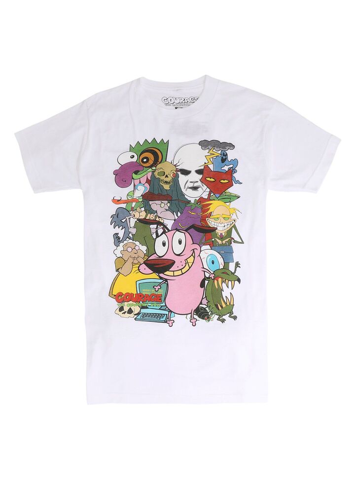 Courage the cowardly dog t-shirt