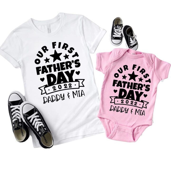 father's day matching t shirts custom