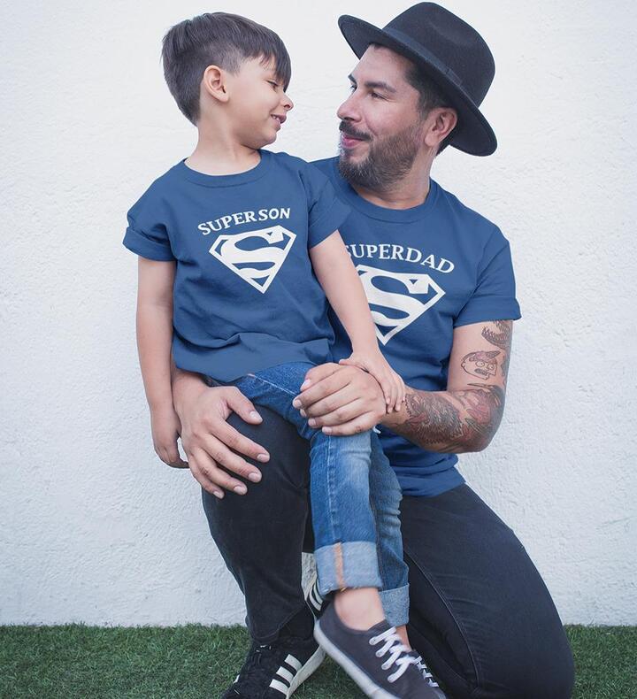 super dad super son t shirt