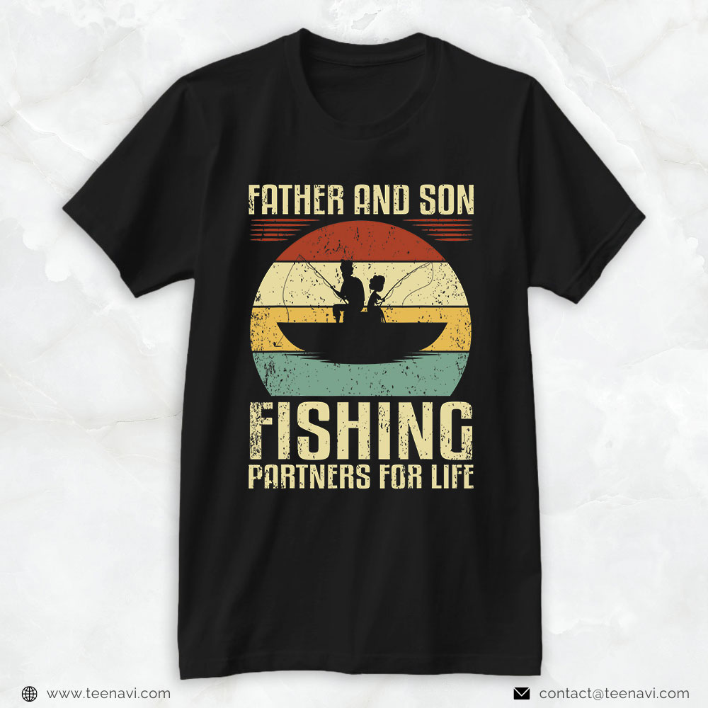 Fish Shirt, Dad And Daughter Fishing Partners For Life Fischer Father's Day