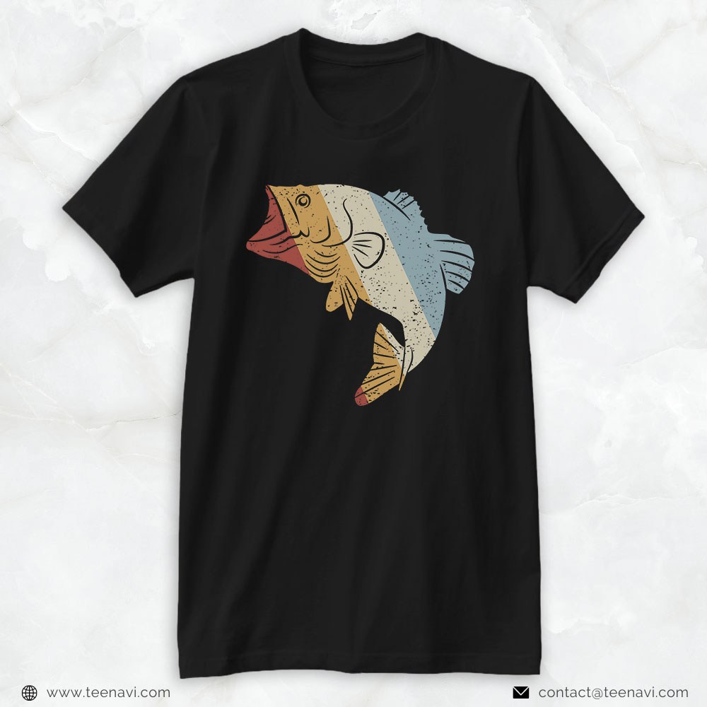 Fish Shirt, Fish Retro Style Vintage