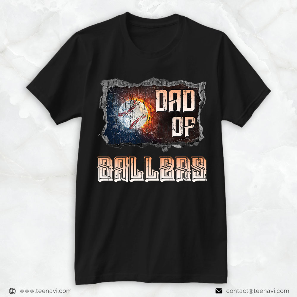 Softball Dad Shirt, Dad Of Ballers